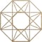 Ekena Millwork Guardian Wood Fretwork Pierced Ceiling Medallion, Hickory, 22"OD x 8 1/2"ID x 1/4"T CMWP22X22X0250GDHI - alternate 1